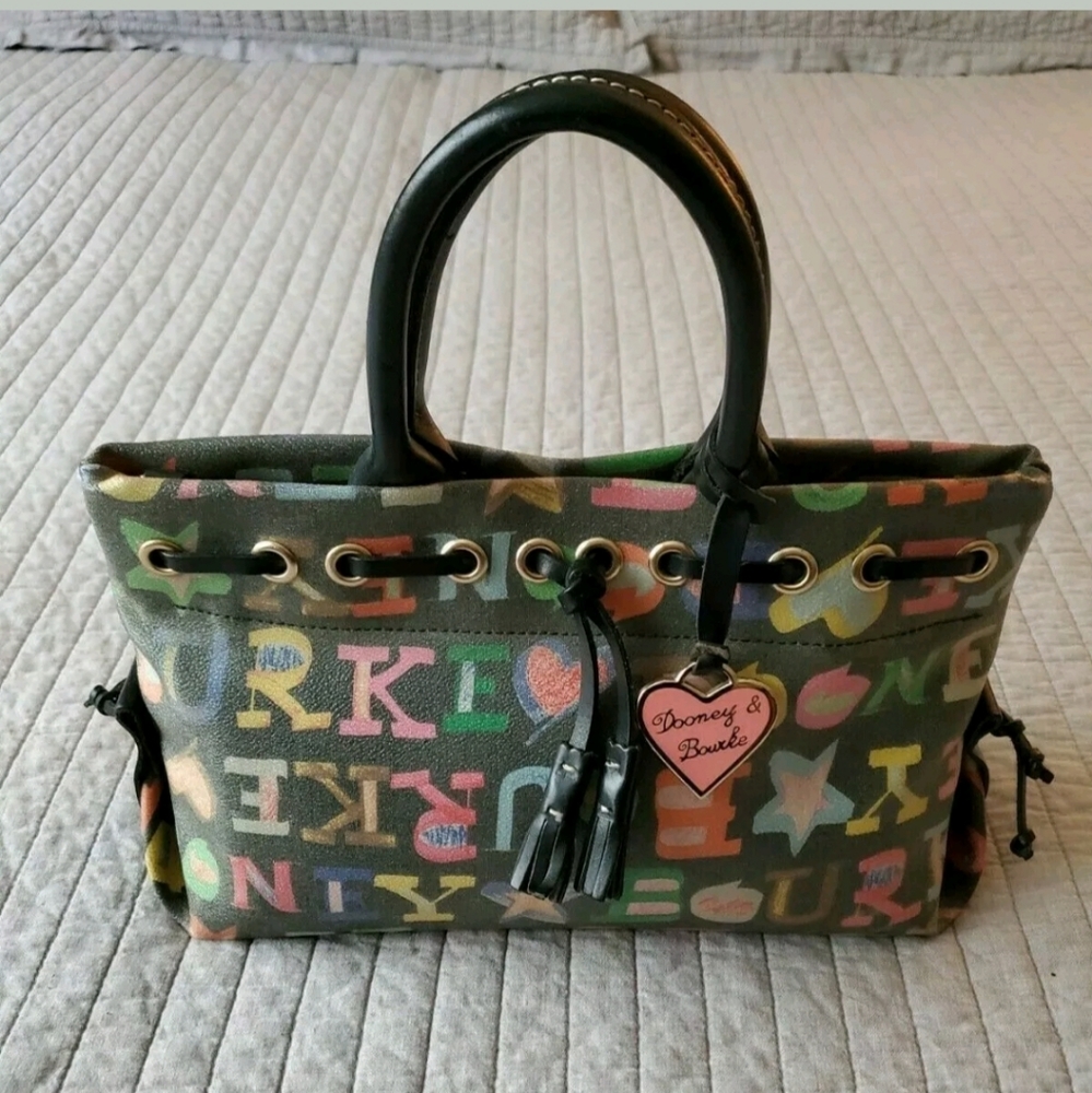 Dooney & Bourke Coated Canvas Signature Doodle Bag